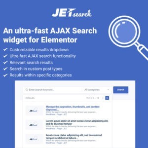 download plugin Jet Search For Elementor Crocoblock JetPlugins