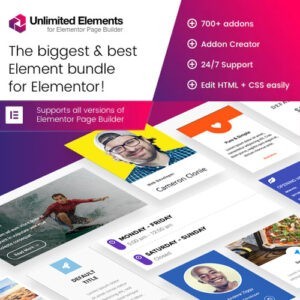 download plugin Unlimited Elements for Elementor AddOn