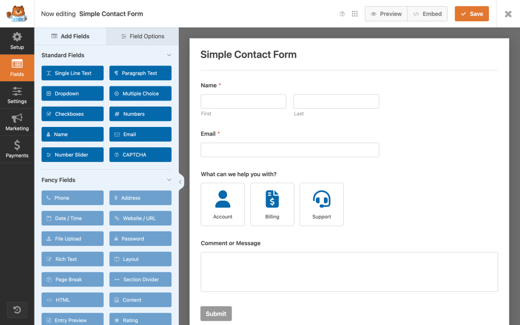 plugin para criar formulários no WordPress - WPForms Pro download