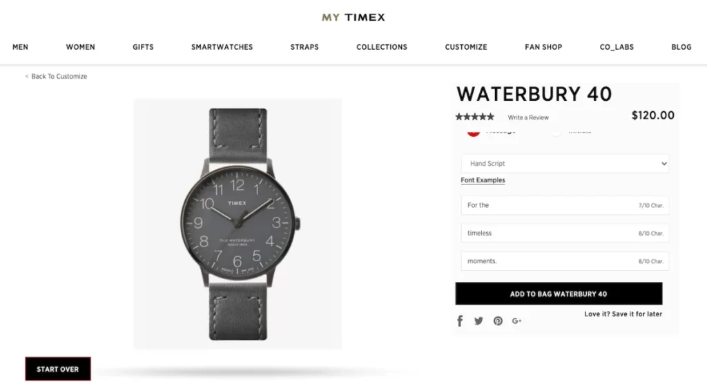 Cliente preenche campos para personalizar produto no WooCommerce