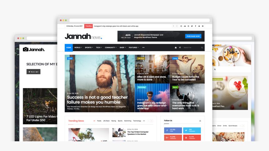 Tema WordPress Para Portal de Notícias - Jannah