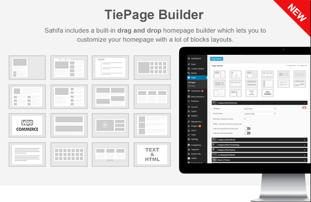 Tema para Blog e Notícias em WordPress com PageBuilder