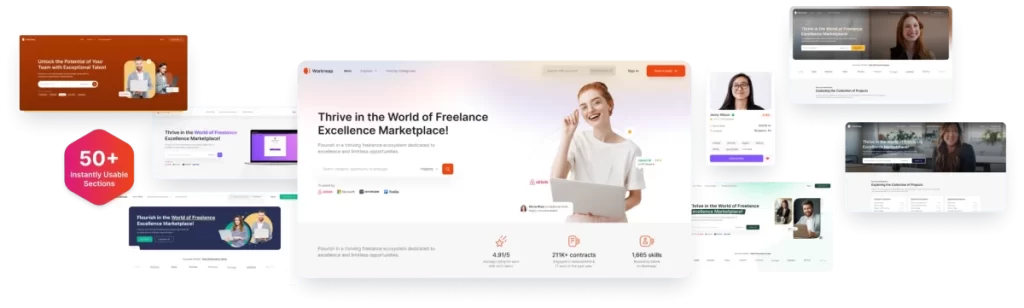 Tema para criar site de Freelancers