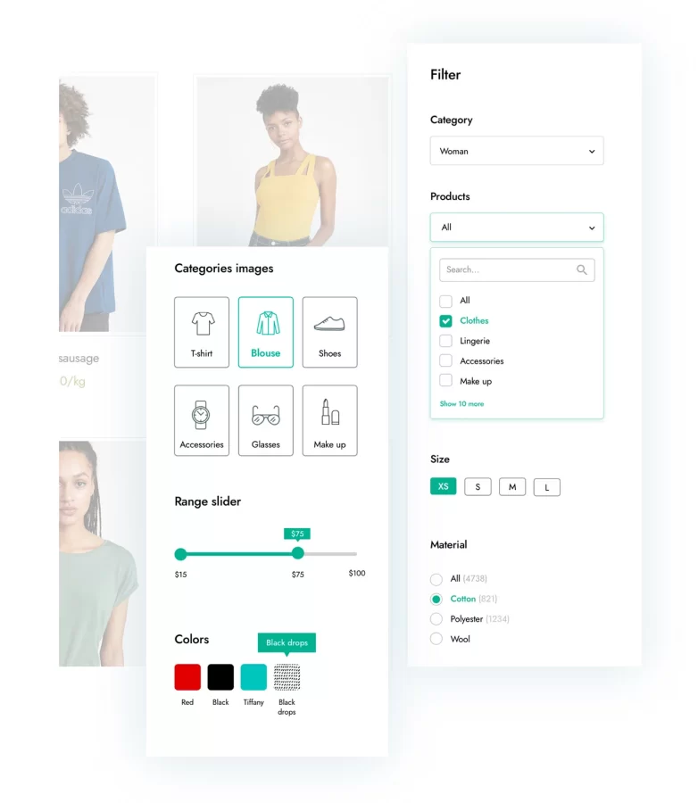 plugin de filtro de produtos para WooCommerce