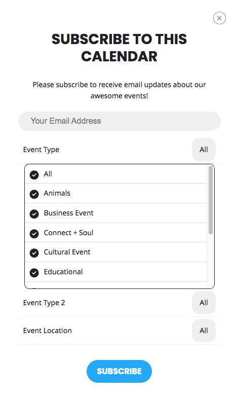 Plugin para informar e notificar participantes em eventos