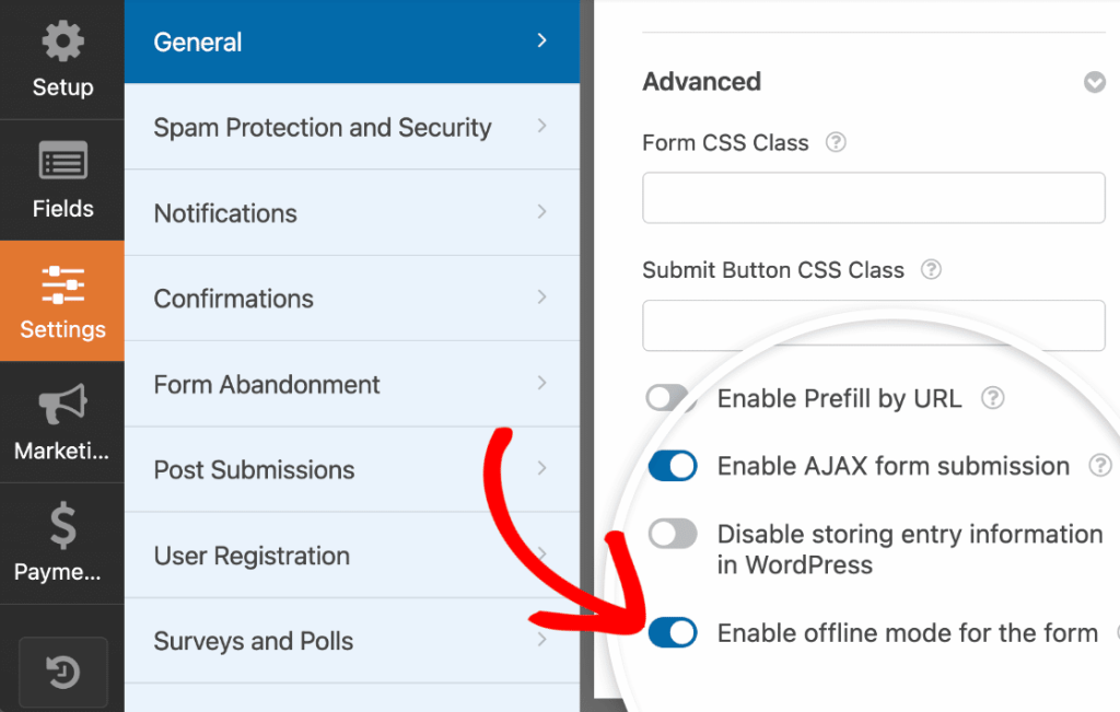 Receber Dados de Formulário Offline no WordPress WPForms